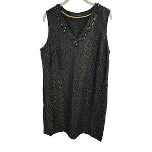 Dana Buchman Sleeveless Black Dress EUC